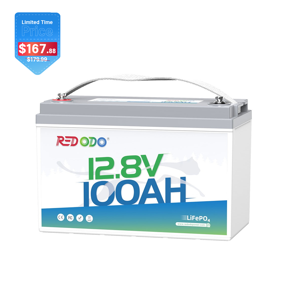 ⚡[$167.88 Limited Offer] Redodo 12V 100Ah LiFePO4 Lithium Battery: Best Budget 100Ah Lithium Battery