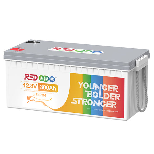 Redodo 12V 300Ah Lithium Battery: Large Capacity, Compact Design