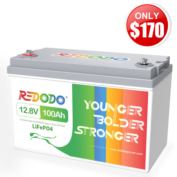 🔥【Limited-Time Price $170】 Redodo 12V 100Ah Lithium Battery, the most Affordable LiFePO4 Battery