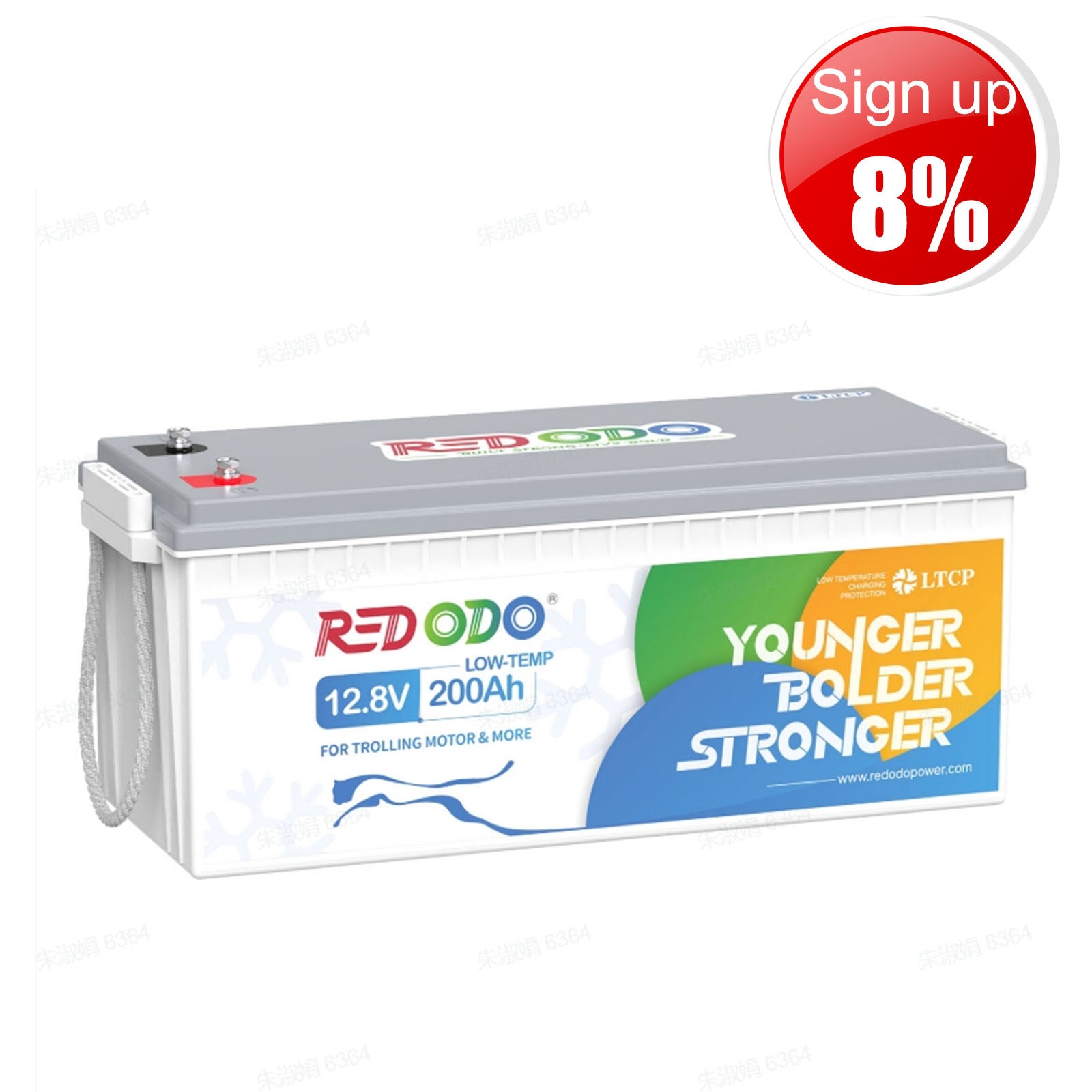 ⚡[$340 after Sign-Up] Redodo 12V 200Ah Lithium LiFePO4 Deep Cycle Battery with Low Temp Cutoff Protection