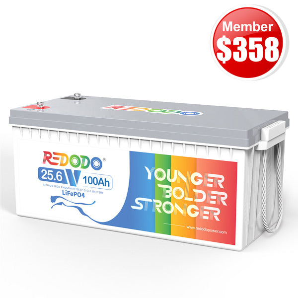 ⚡【Black Friday Member Price $358】Redodo 24V 100Ah Lithium Battery