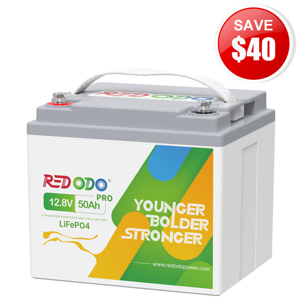【Save $40】Redodo 12V 50Ah Lithium Battery— Portable Lightweight Power Bank