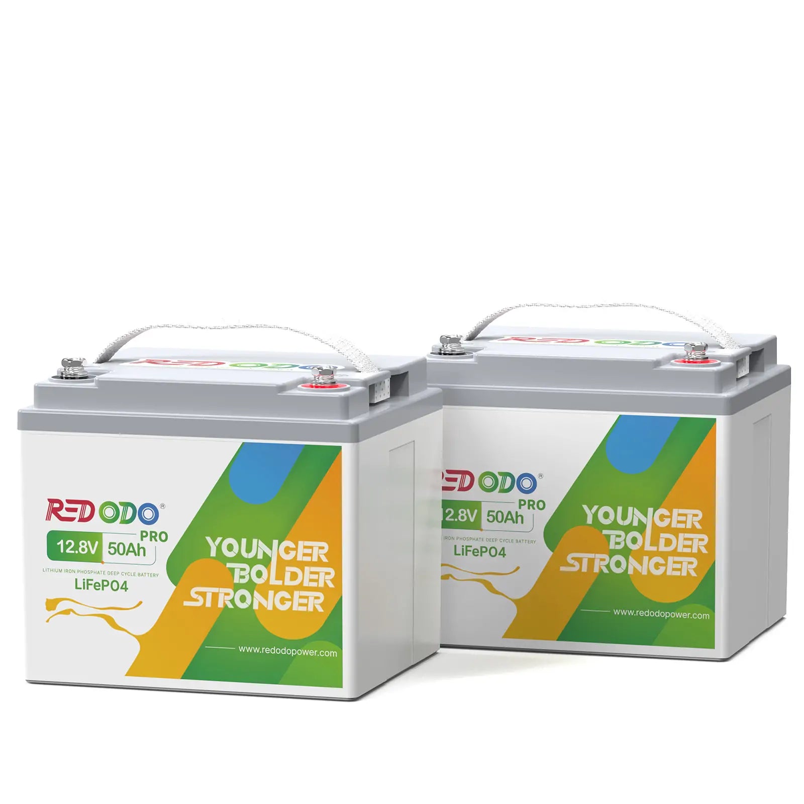 12.8V 50Ah Lifepo4 Deep Cycle Battery 640WH 6000+ Cycle With Built