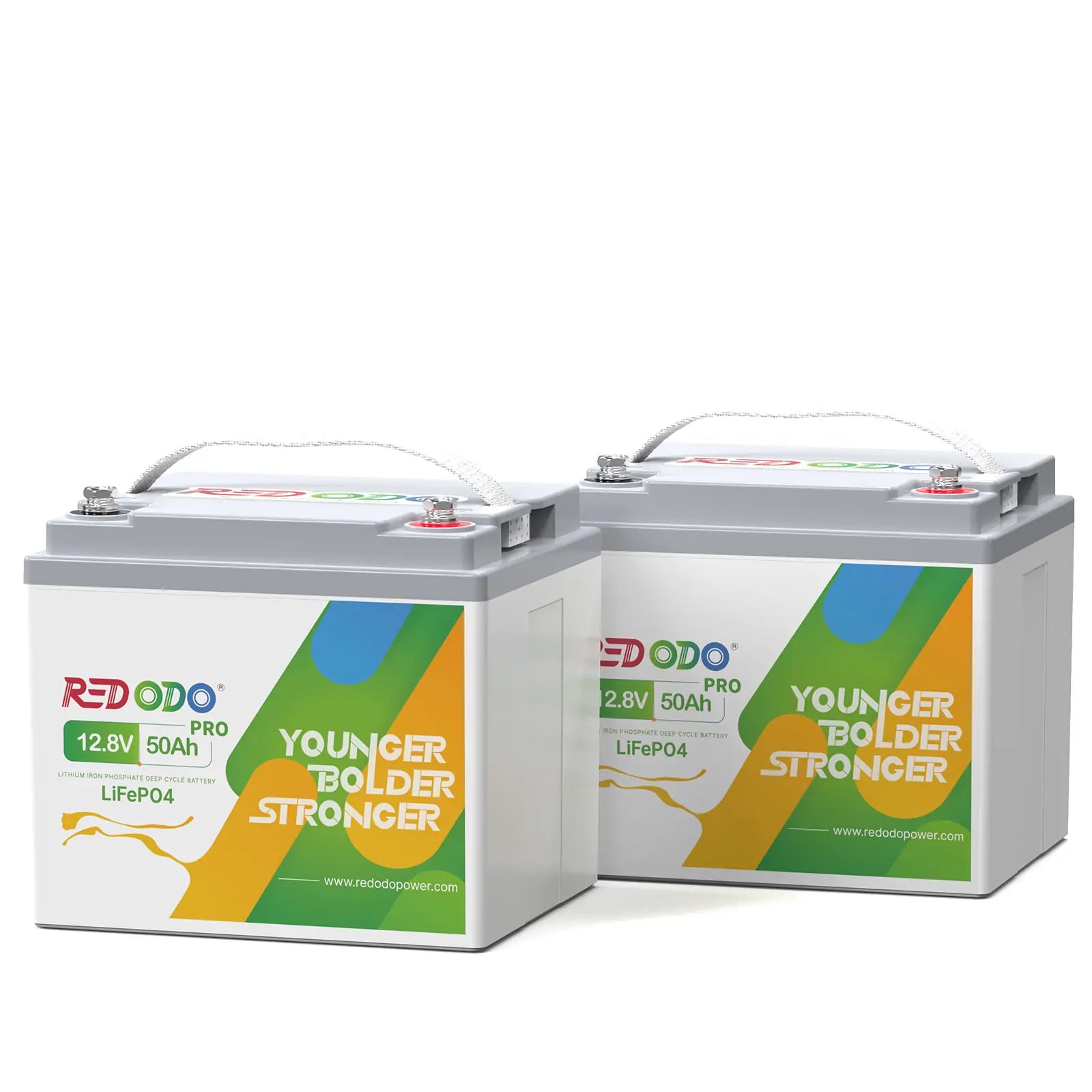 2 pack of Redodo 12V 50Ah Lithium Batteries