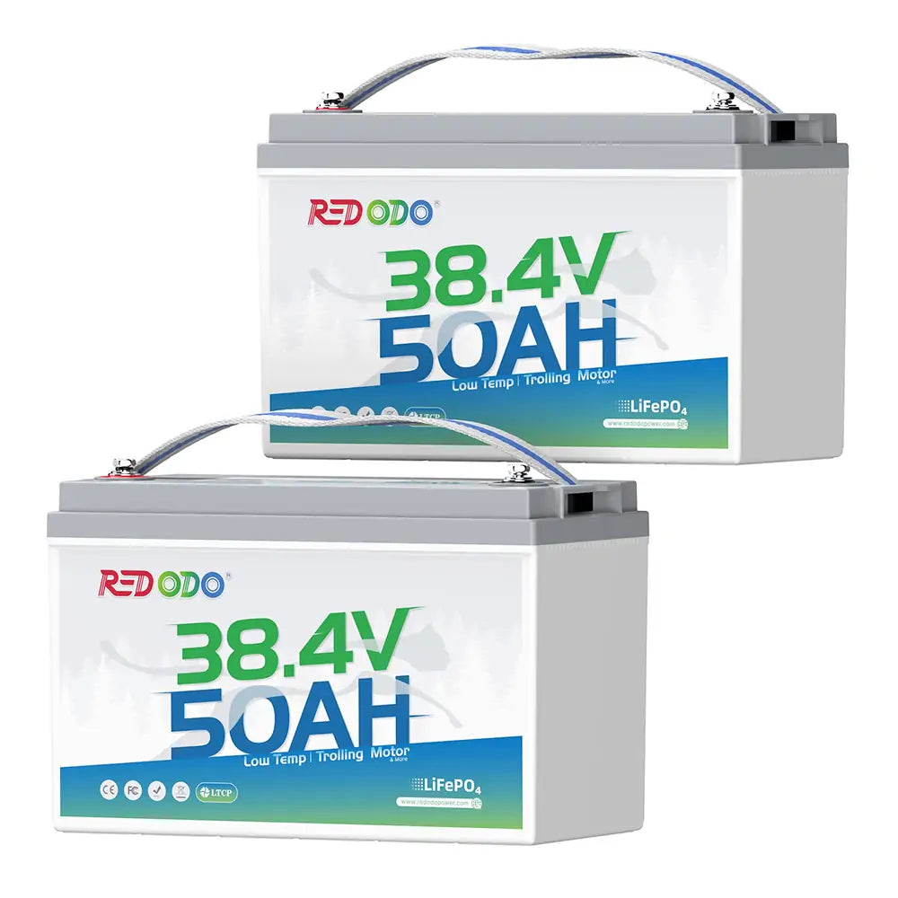 2 pack of 36V 50Ah lithium marine battery