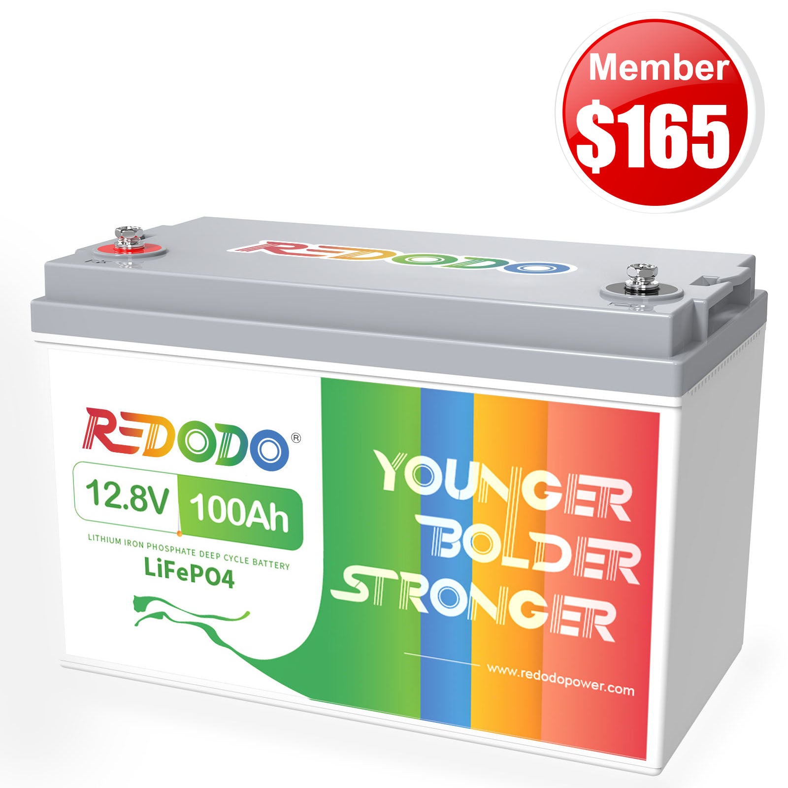 🎄【Xmas Member Price $165】Redodo 12V 100Ah Lithium Battery, the most Affordable LiFePO4 Battery