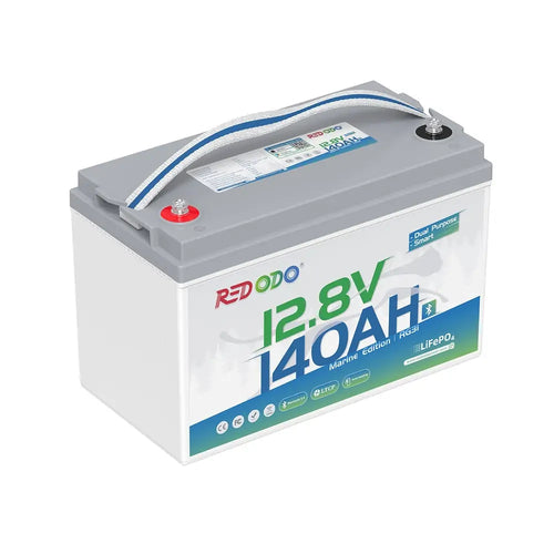 Redodo 12V 140Ah Dual Purpose Marine Battery, 900CCA