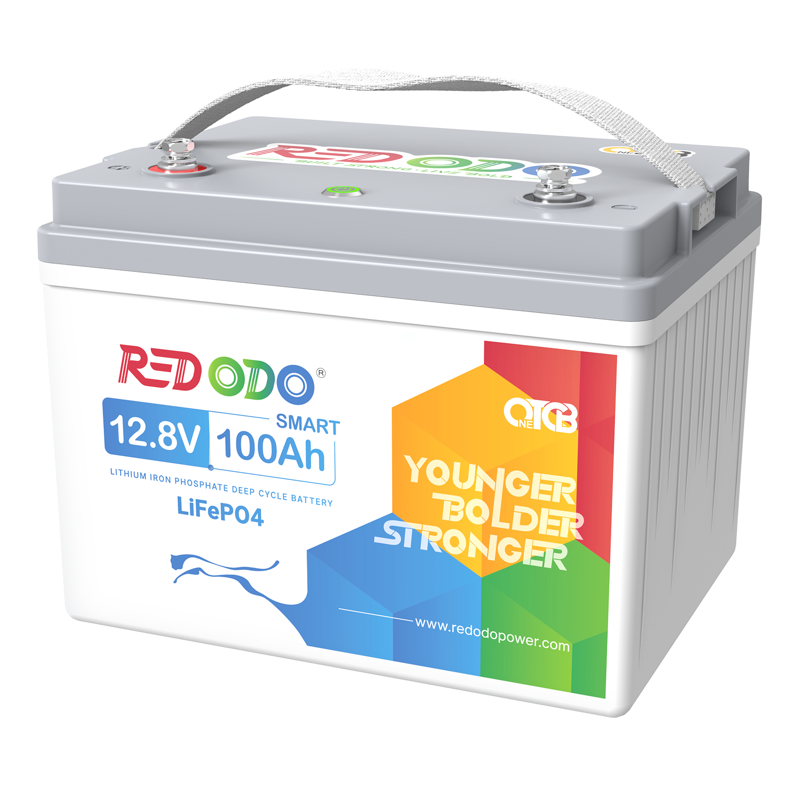 Redodo 12V 100Ah LiFePO4 Smart Lithium battery