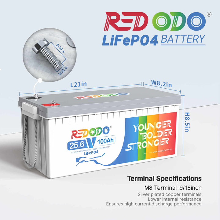 Redodo 24V 100Ah Battery for RV